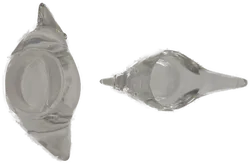 Kerzen- Teelichthalter 2 Stück Vogel Glas - Bild 3