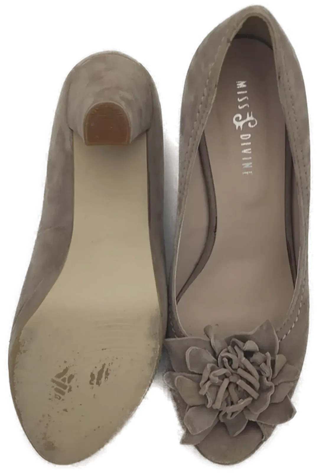 Miss Divine Damen Pumps  beige-  Gr. 37 – Bild 4