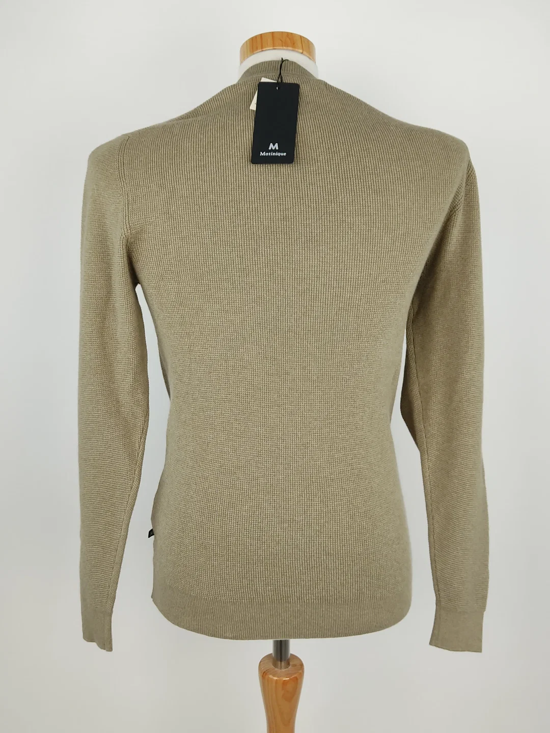 Matinique Herrenpullover khaki - S / 46 – Bild 3