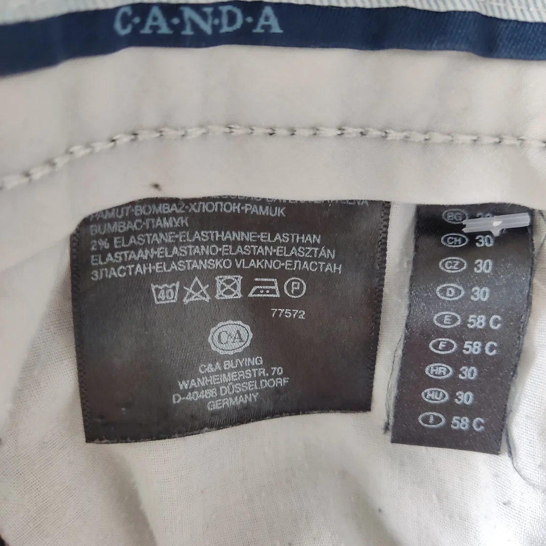 CANDA Herrenhose, schwarz - Gr. 30/XXL – Bild 3