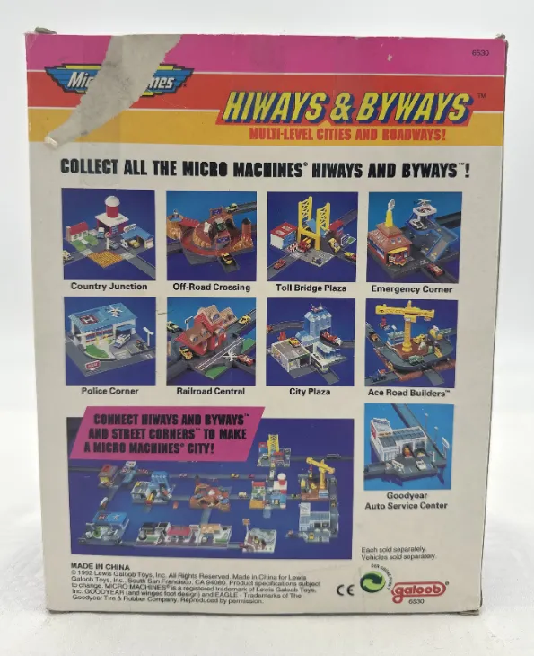 Vintage - Micro Machines - Hiways & Byways TM - Ace Road Builders TM – Bild 2