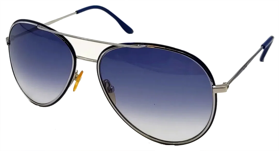 Police Herren Pilotenbrille silber/blau - Bild 1