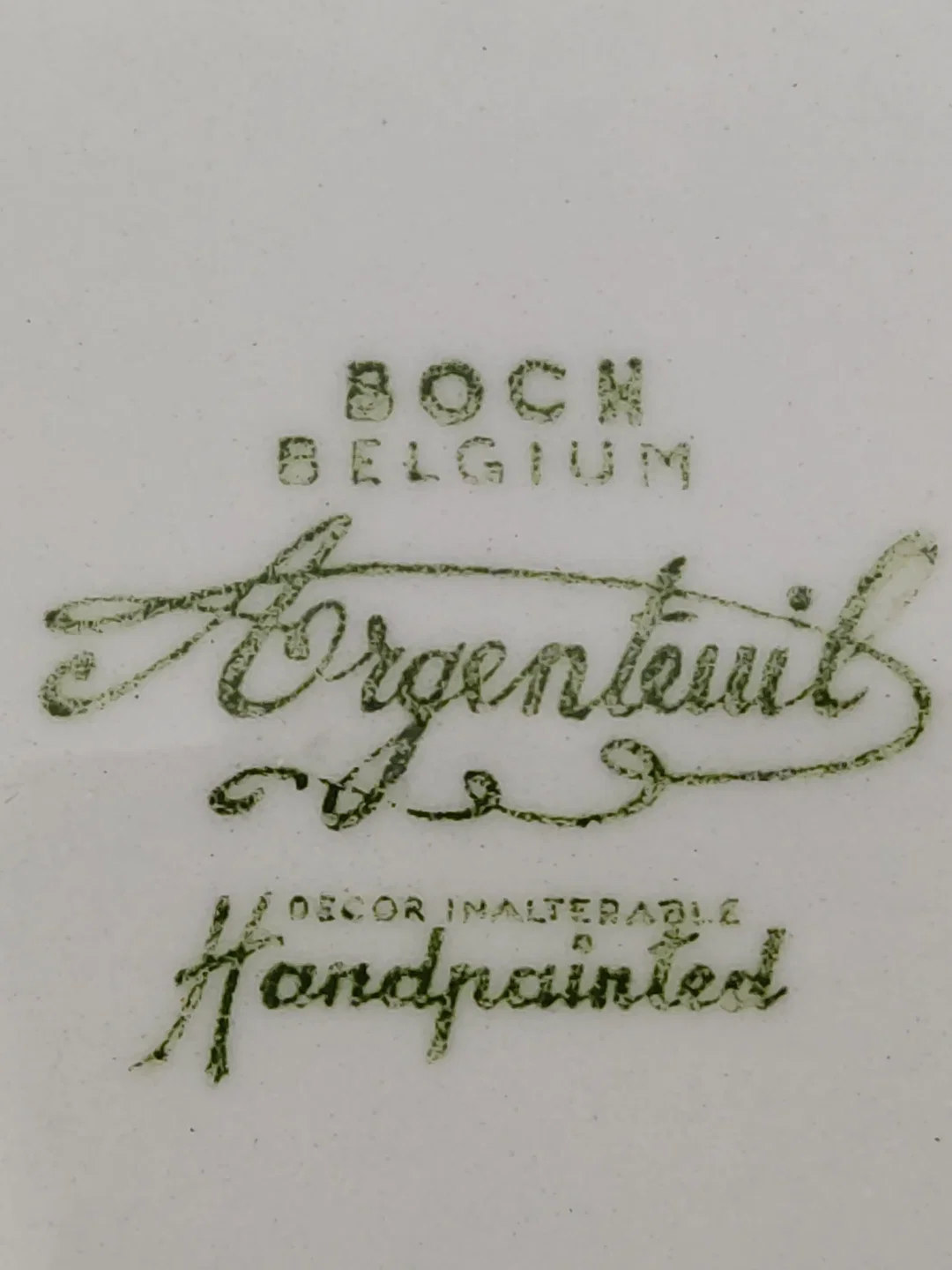 Boch Belgium Argenteuil Dessertteller 5 Stück Vintage – Bild 2