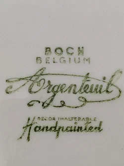Boch Belgium Argenteuil Dessertteller 5 Stück Vintage - Bild 2