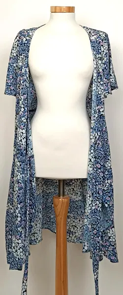 17&Co Midi-Wickelkleid geblümt Gr. XL - Bild 3