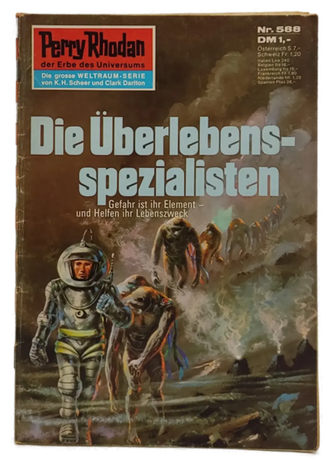 Romanheft Perry Rhodan Die Überlebensspezialisten Erstauflage Nr.588 - Bild 1