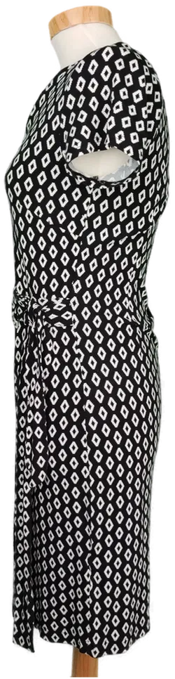 Tom Tailor Damen Kleid weiẞ/schwarz gemustert - S/36 - Bild 3