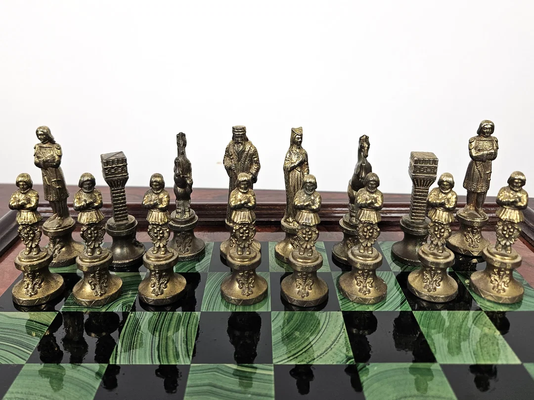 Vintage Schachspiel - Gesellschaftsspiel  – Bild 3