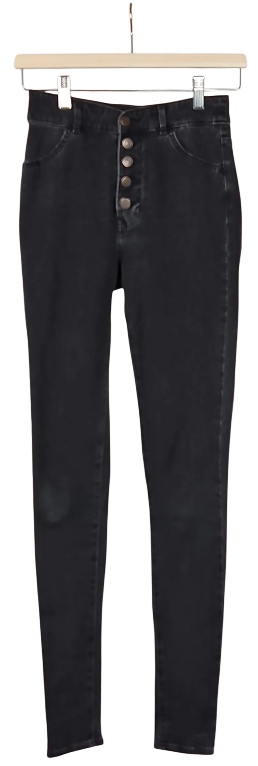Levis Mile High Super Skinny Damen Jeans, schwarz - Gr. W26/L32 - Bild 4
