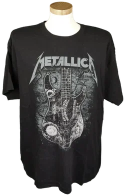 Gildan Heavy Cotton Metallica Herrenshirt schwarz Gr. 2XL