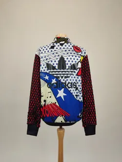 Adidas Damen Jacke mehrfarbig Gr. 40 - Bild 3