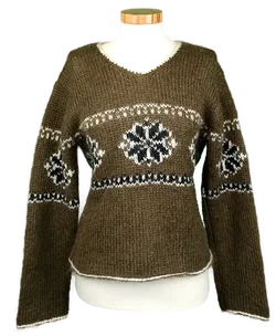 Fransa Damenpullover Norweger-Stil Gr. M – Vorschau 1