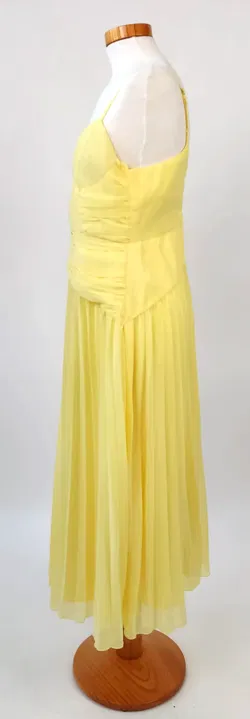 Asos Design Damen Plisseekleid gelb - Gr. 40 - Bild 2