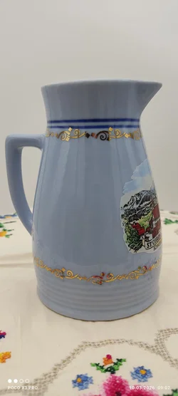 Lilien Porzellan Krug mit 2 Bechern 'Schneeberg' | Retro-Charme - Bild 8