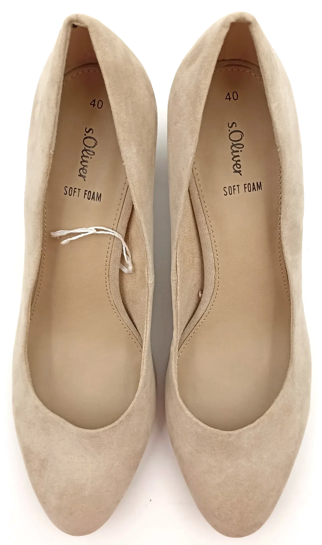S.Oliver Damenpumps creme Soft Foam Gr. 40 – Bild 4