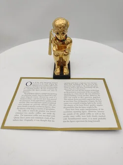 Goldener Hockender König Porzellan & Zertifikat von Franklin Mint | Limitierte Rarität - Bild 10