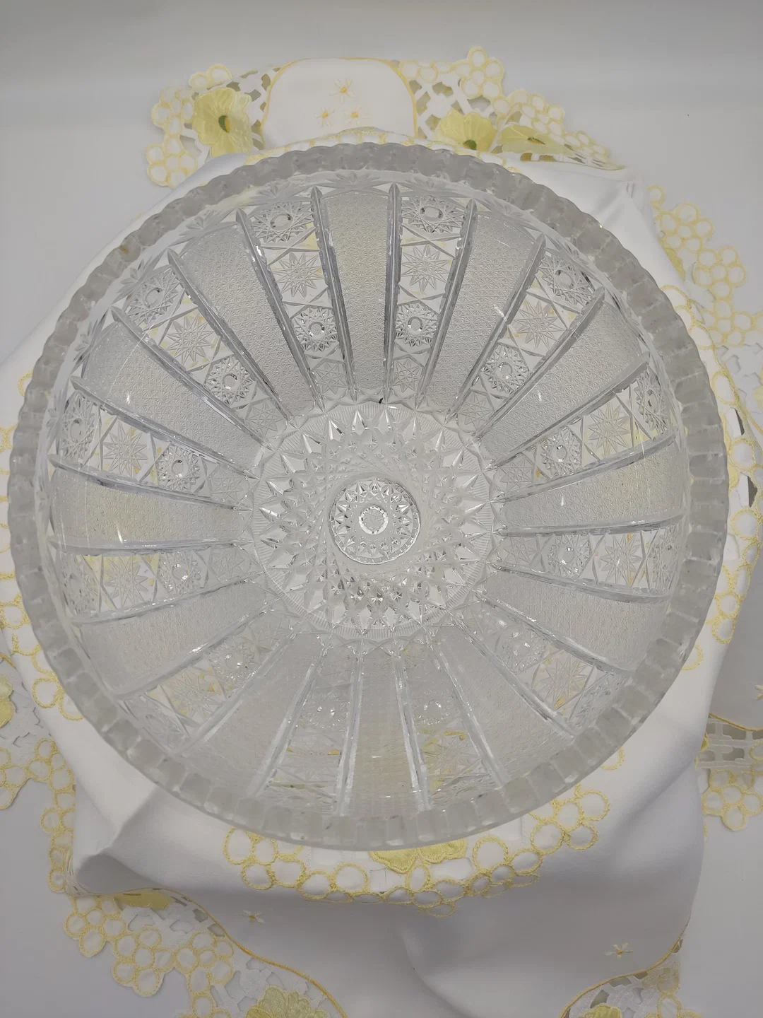 Bohemian Kristallglas-Schale „Queen’s Lace“ | Vintage-Klassiker – Bild 3