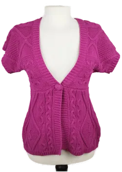 zero Cardigan kurz-ärmelig - Gr. 36 / 55% Baumwolle, 45% Acryl - Bild 1