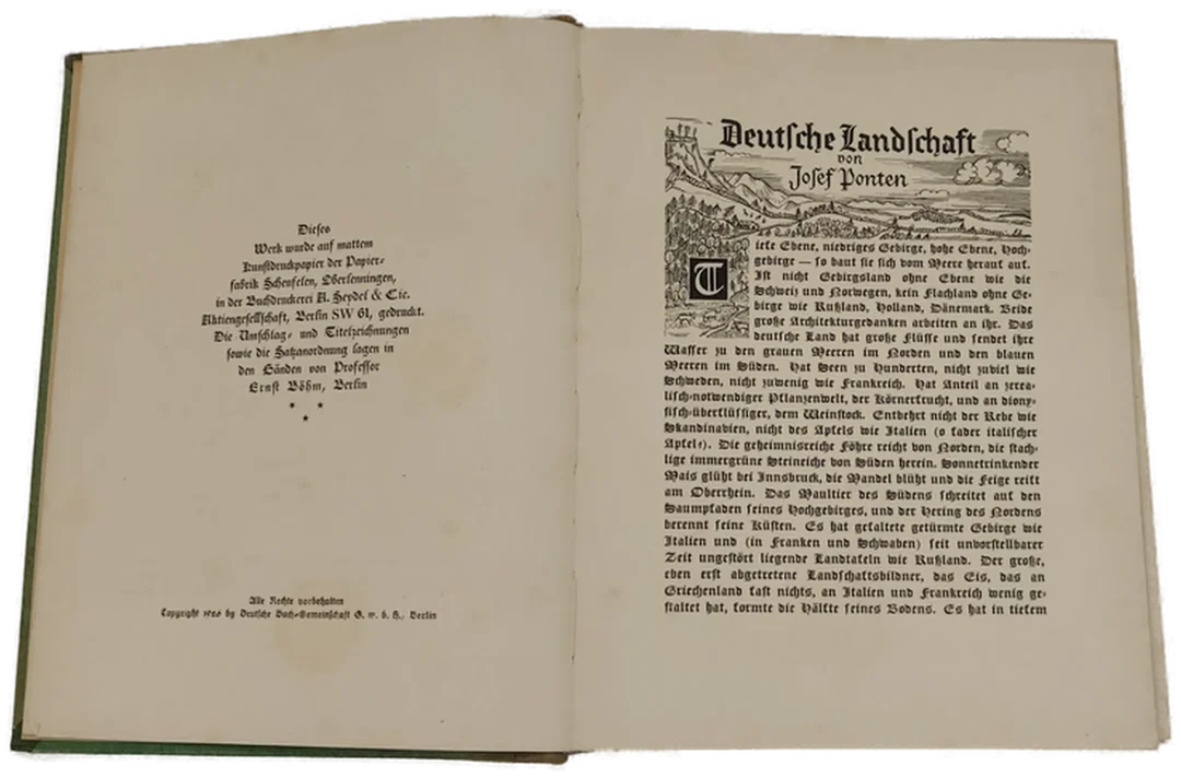 Buch "Deutsche Heimat" Bilder aus Stadt u. Land Band 2 von 1926 – Bild 3