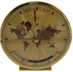 Kienzle Messing-Weltzeituhr Quartz 14 cm - Bild 3