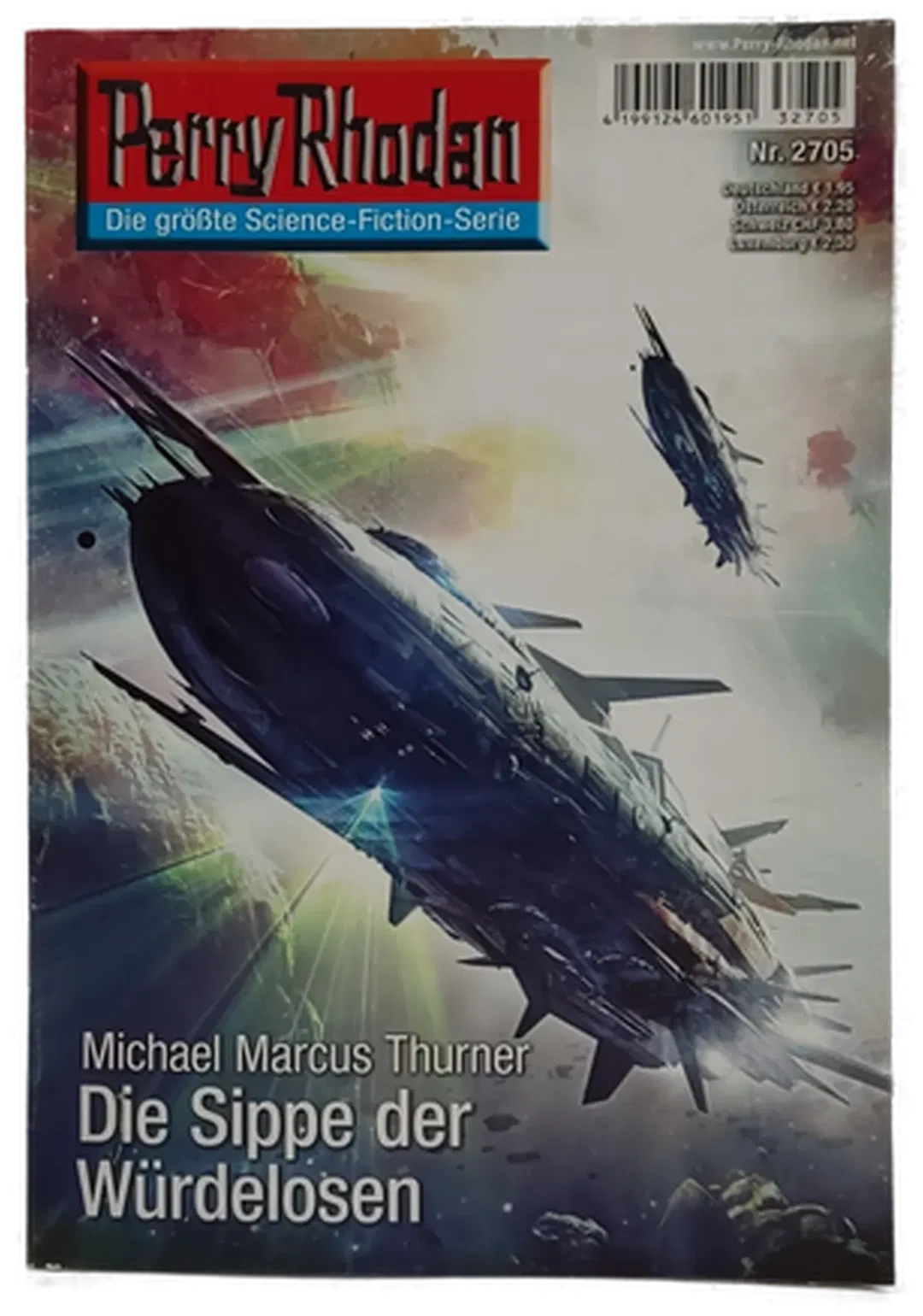  Romanheft Perry Rhodan Die Sippe der Würdelosen Erstauflage Nr.2705 - Bild 2