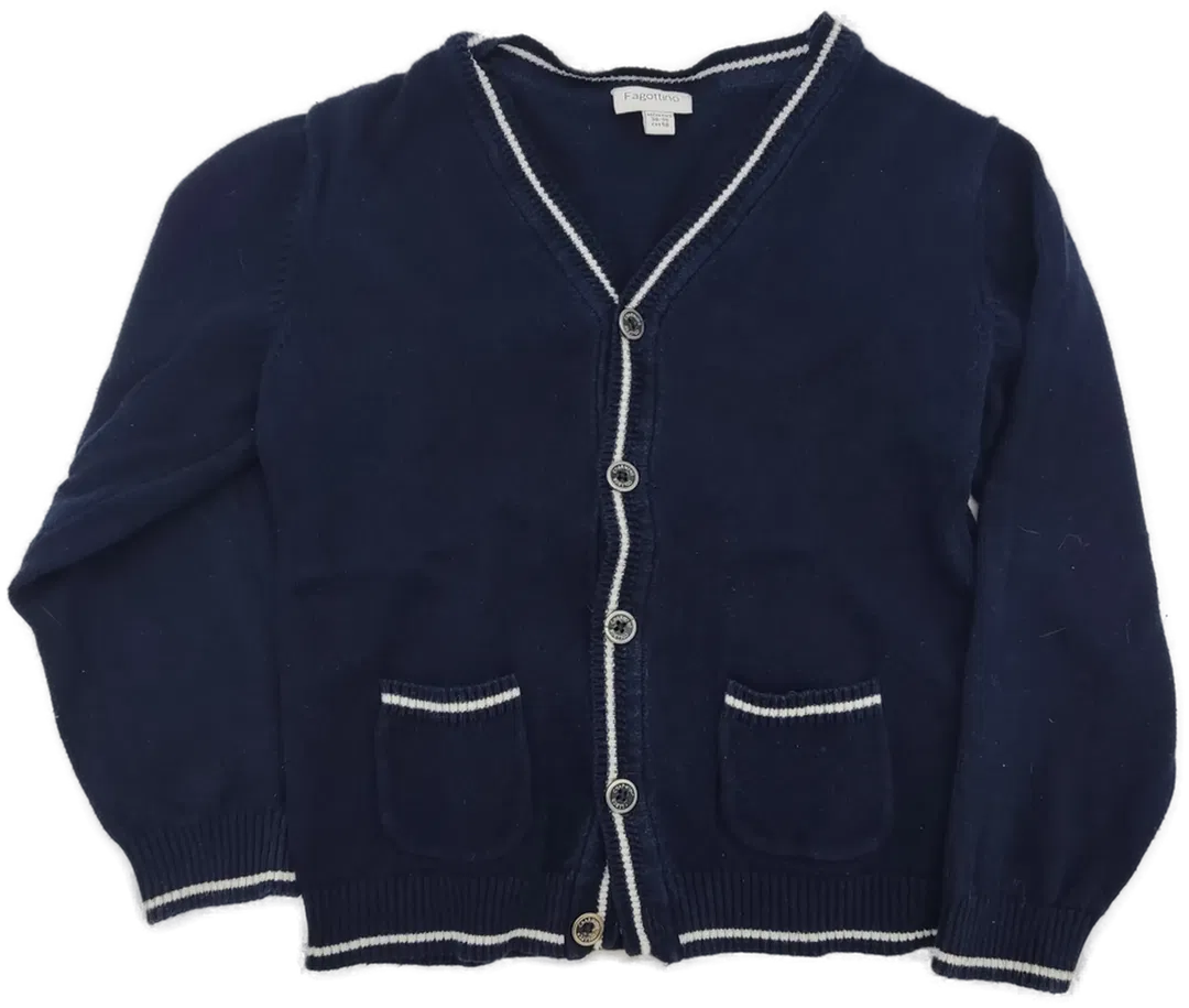 Fagottino Babyweste dunkelblau - 98 - Bild 1