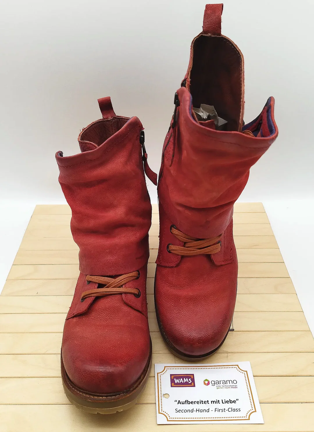 Stiefeletten Airstep (A.S. 98) Leder Gr. 39 - neu besohlt  – Bild 1