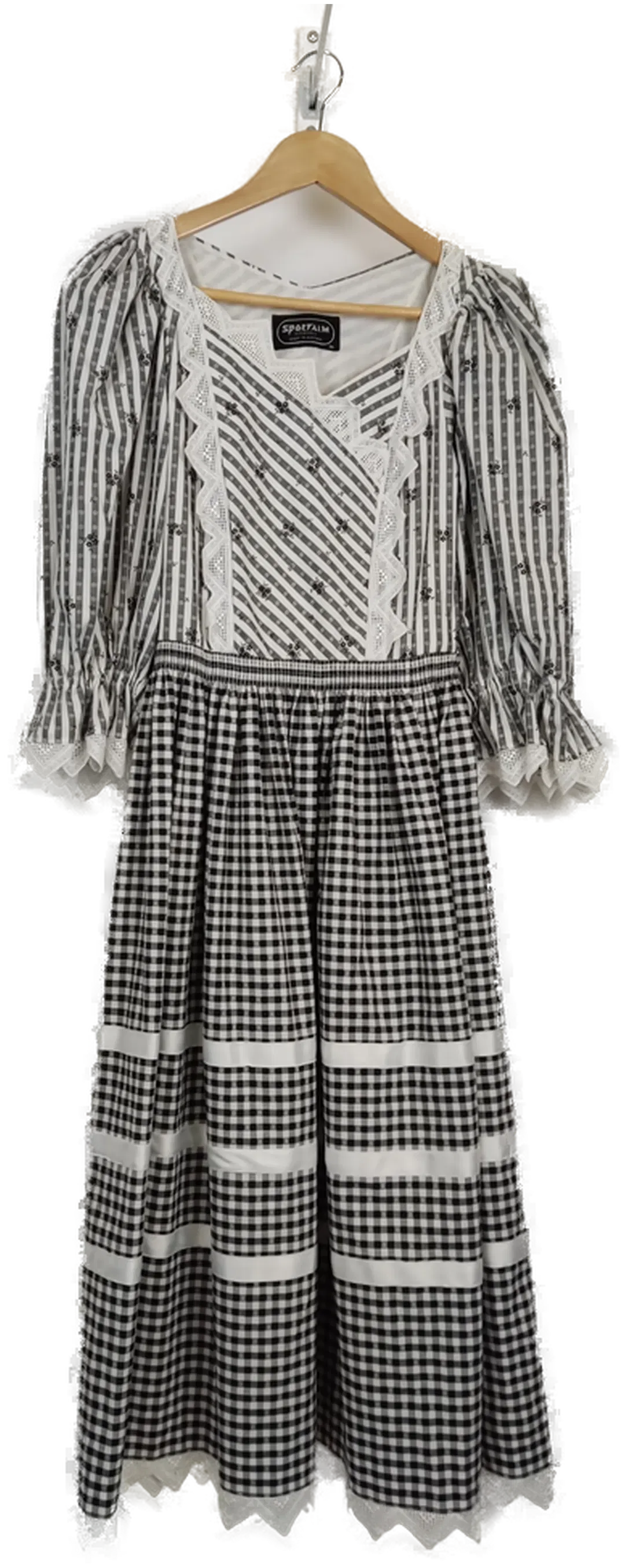 Sportalm Damen Kleid mehrfarbig, gemustert Gr. 36 Vintage - Bild 4