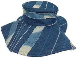 Damen Sonnenhut Jeans mit Muster- Kopfumfang 18cm - Bild 4