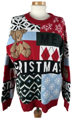 Tezenis Unisex-Weihnachtspullover - Gr. M – Vorschau 1
