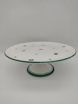 Gmundner Keramik - Große Tortenplatte 'Streublumen' Ø31cm - Bild 7