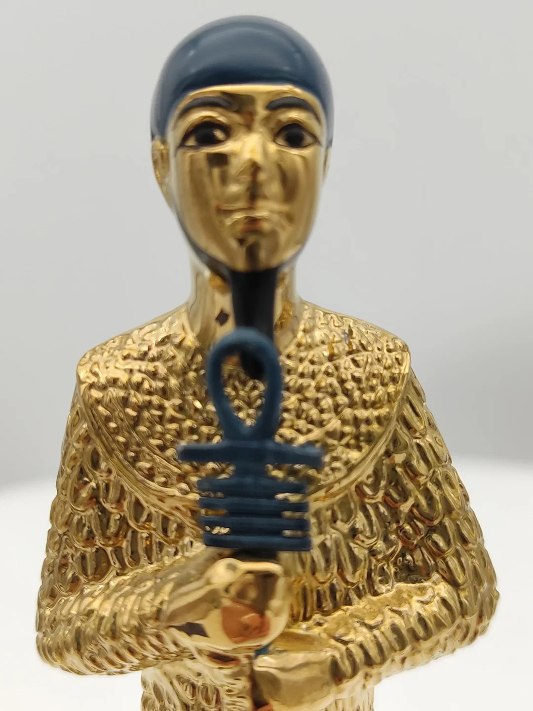 Goldener Ptah Porzellan & Zertifikat von Franklin Mint | Limitierte Rarität – Bild 3