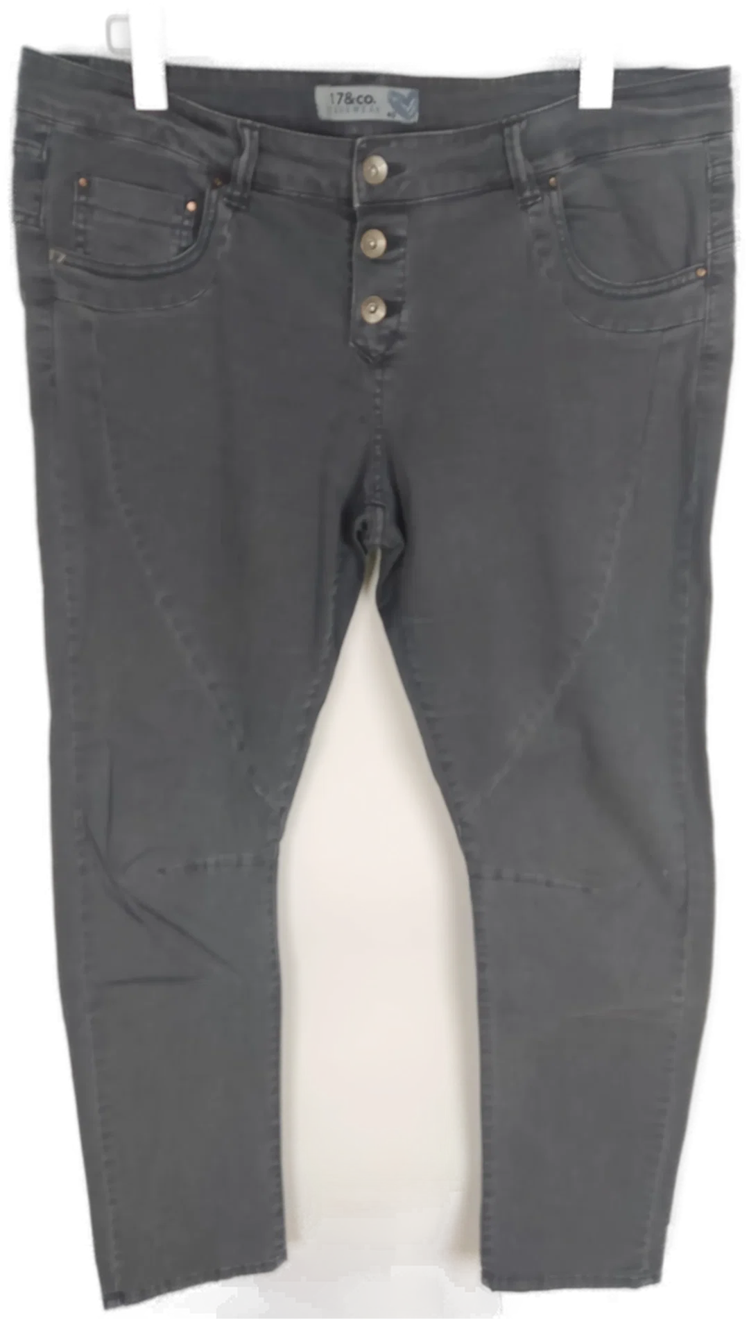 Brand Heritage 17&Co. Damen Stretch-Jeans, dunkelgrau, Größe 40 - Bild 1