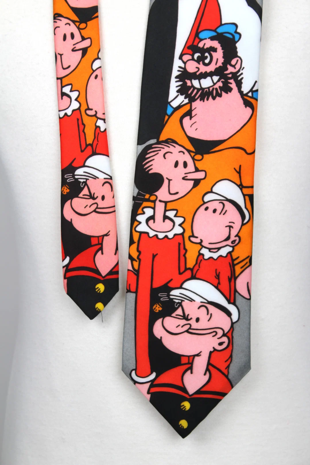 Vintage Ralph Marlin Krawatte "Popeye & Gang" 1994, Comic Rarität – Bild 2