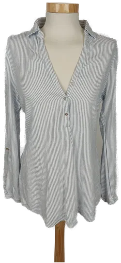 Esprit Damen Bluse Hemd blau weiß gestreift - M/38 - Bild 1