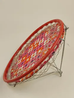 Vintage-Aufbewahrungskorb für Puppen, Spielzeug und vieles mehr - 70er-Jahre - Ø50 cm - Bild 4