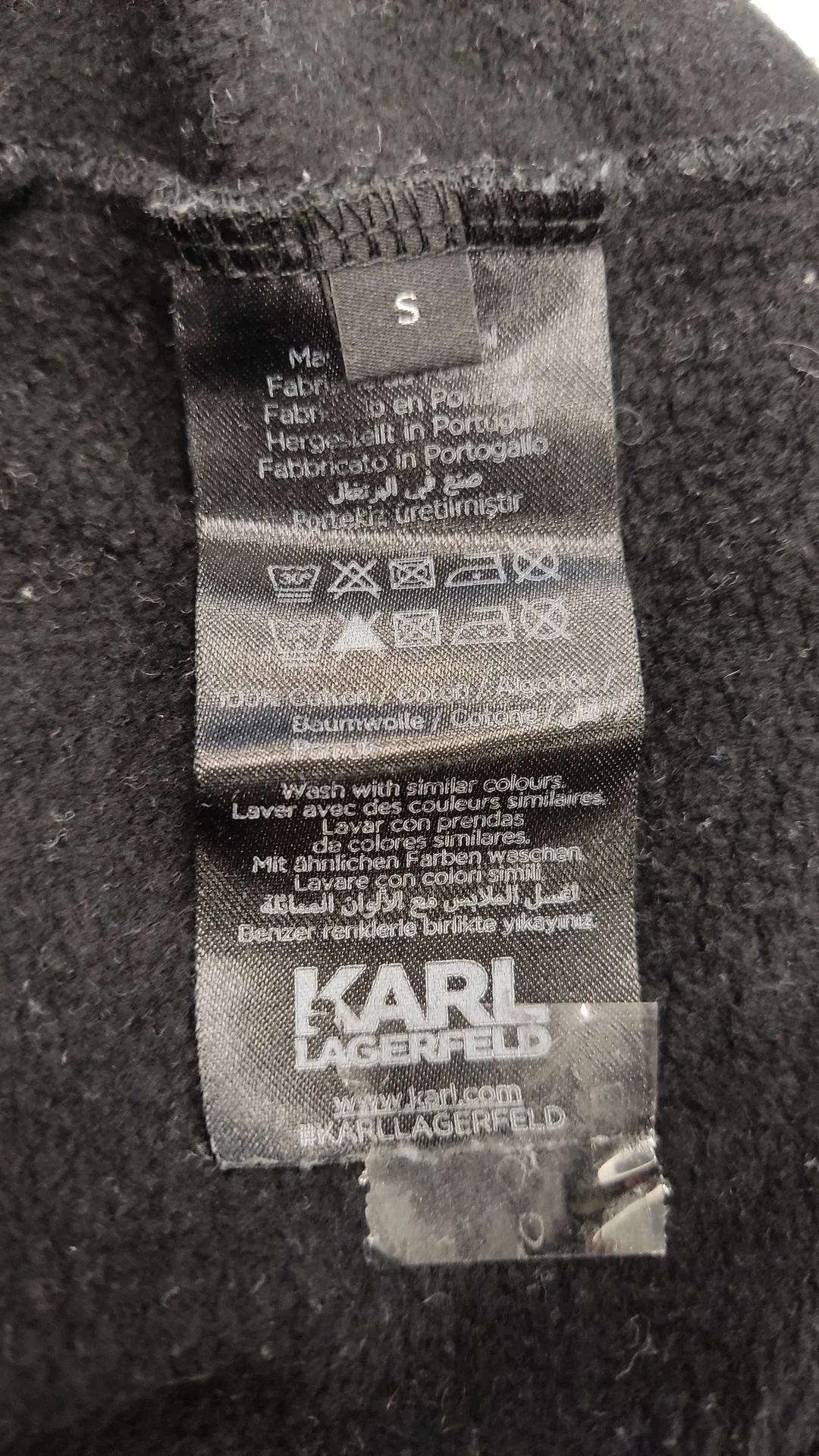 Karl Lagerfeld Sweater Damen schwarz und gold - Gr. S – Bild 4