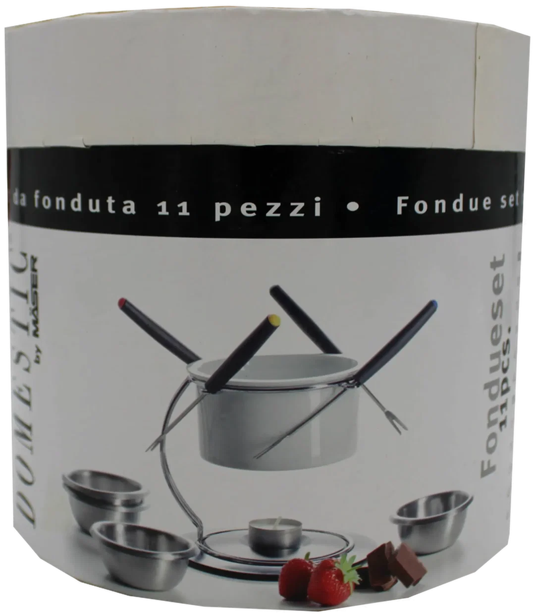 DOMESTIC by Mäser Fondue-Set 11-teilig | Edelstahl mit Rechaud & Schälchen – Bild 2