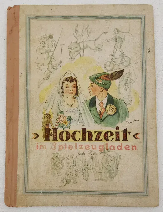 Antikes Kinderbuch - Hochzeit im Spielzeugladen - Bild 2