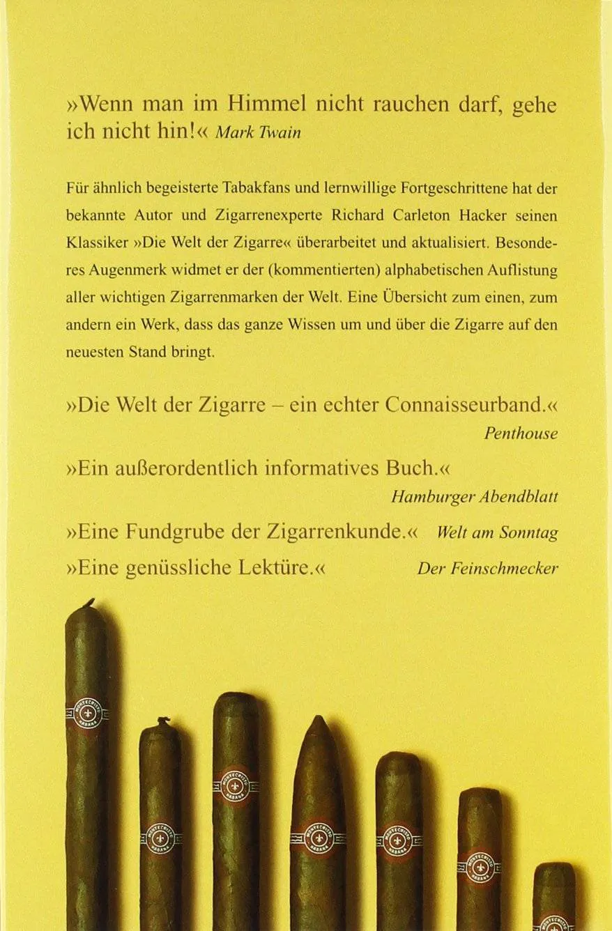 Buch "Die Welt der Zigarre" - Richard Carleton Hacker – Bild 2