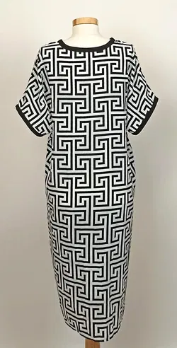 Anita Midikleid gemustert Gr. L - Bild 2