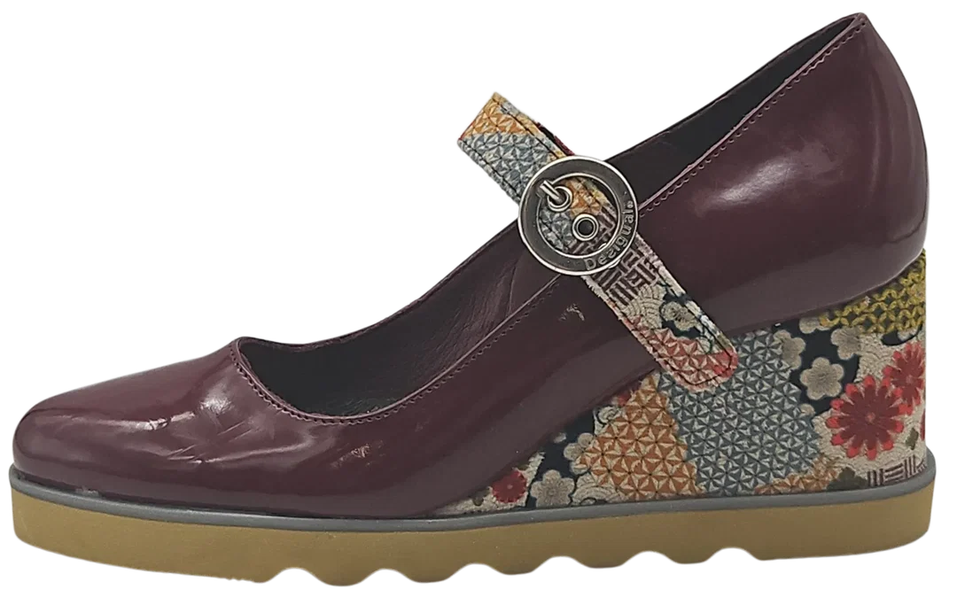 Desigual Damen Plateau Schuhe, rot - Gr. 40 – Bild 2