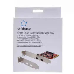 2 Port5 USB 3.1 Controllerkarte PCIe - Bild 3