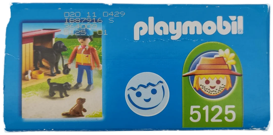 Playmobil Set 5125 (Hofhund mit Welpen), ungeöffnete Originalverpackung! Für Sammler – Bild 6