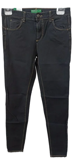 United Colors of Benetton Damen Jeans schwarz Gr. 27 - Bild 1