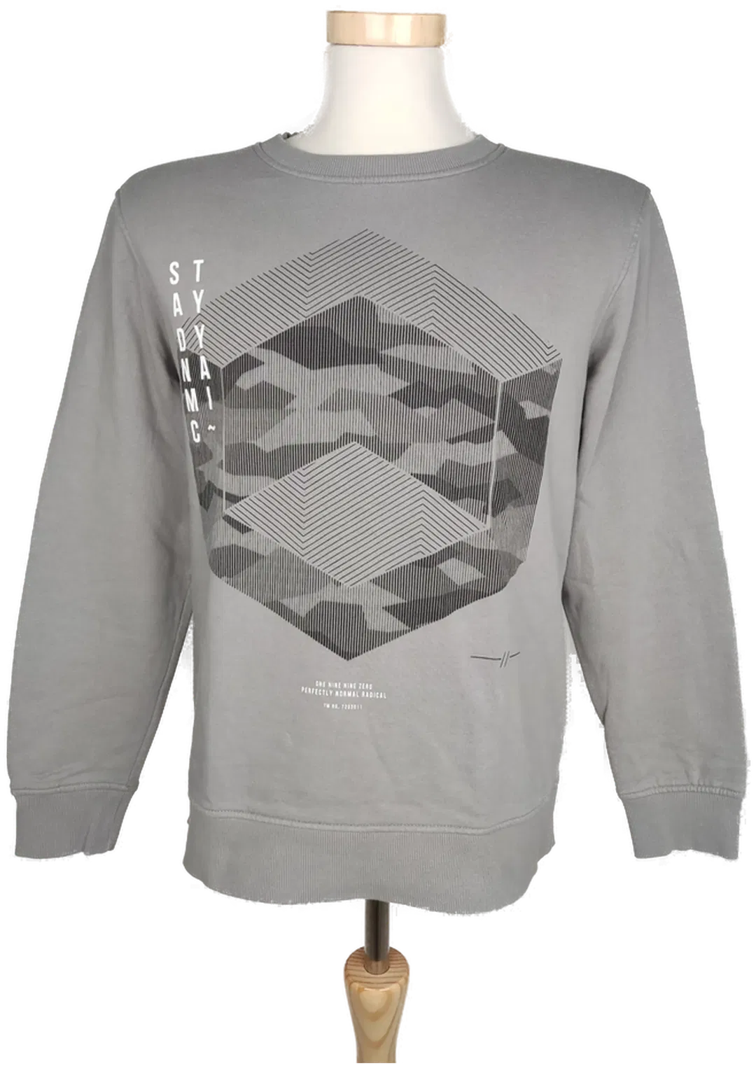 Jack&Jones Herren Sweater grau bedruckt - L/50 - Bild 4