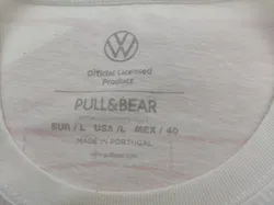 Pull & Bear Herren Shirt weiß Gr. L - Bild 3