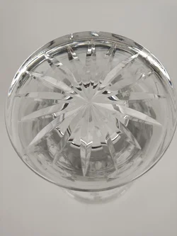 Große Glasvase, geschliffen – Vorschau 8