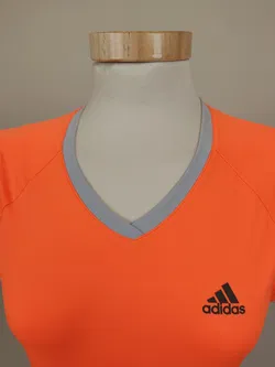 Adidas Damen T-Shirt orange Gr. XS (30/32) - Bild 4