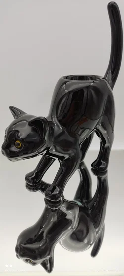 PartyLite Teelichthalter Schwarze Katze | Wie Neu - Bild 2